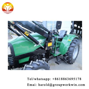 50hp 4x4 compact tractor with loader and backhoe for sale