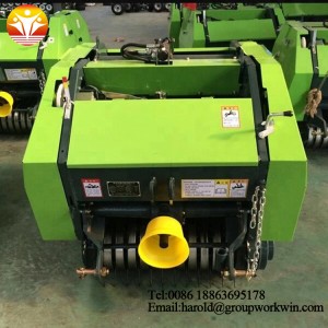 Economy square straw baler mini roll hay baler