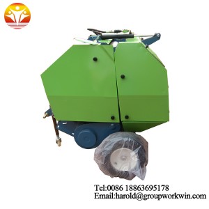 Economy square straw baler mini roll hay baler