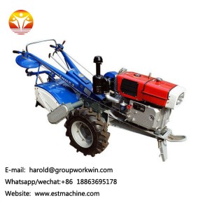 2018 New Mini Small Farm Walking Tiller Chain Tractor