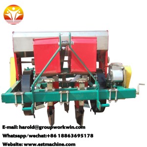 2-row Peanut seeder with fertilizer , ridger , mulch applicator and sprayer