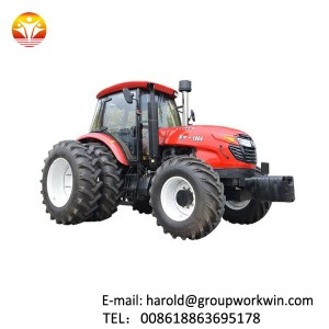 High power 4wd 110 HP farm tractor with AC cabin